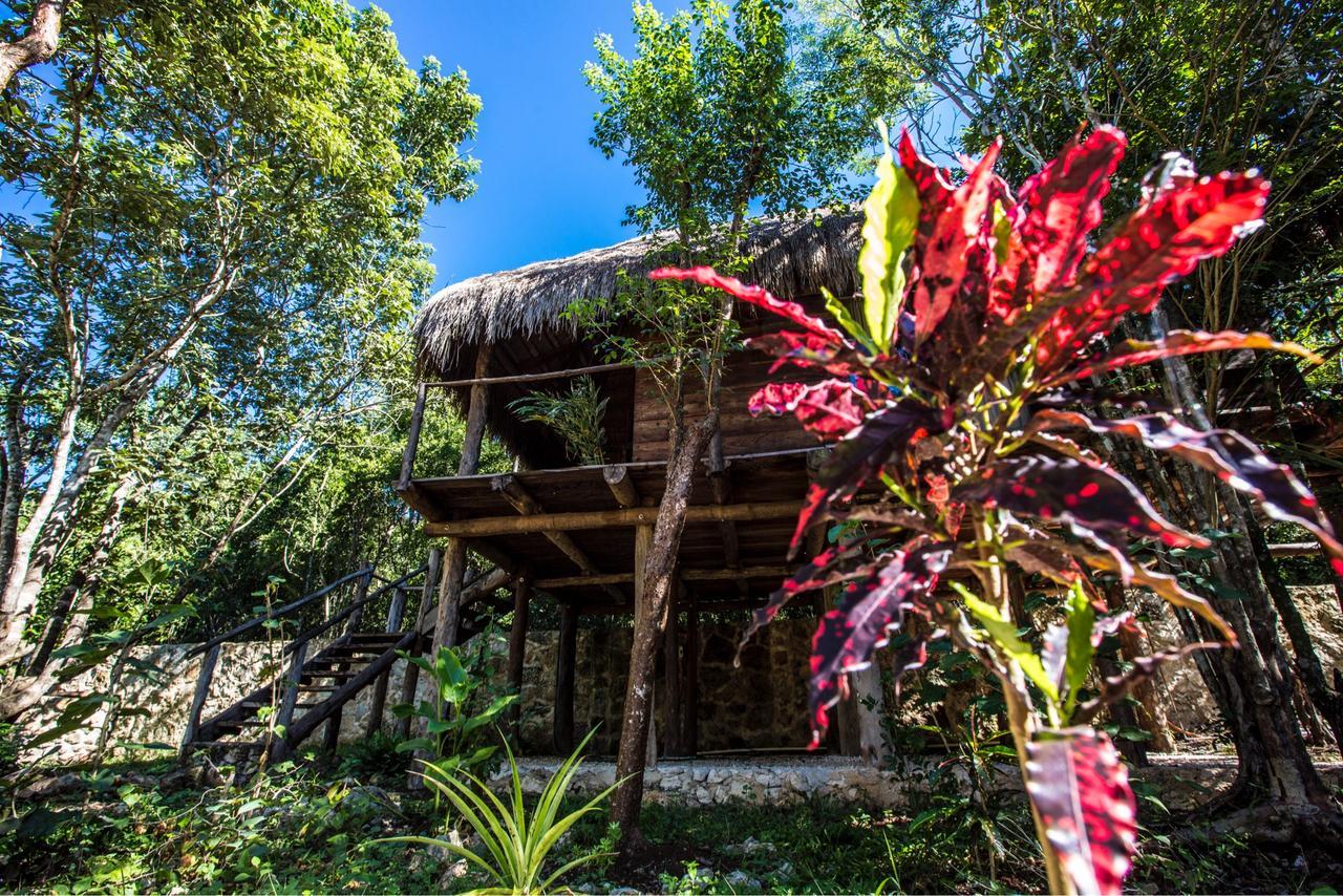 Escarabajo Rojo Bed & Breakfast Tulum Bagian luar foto